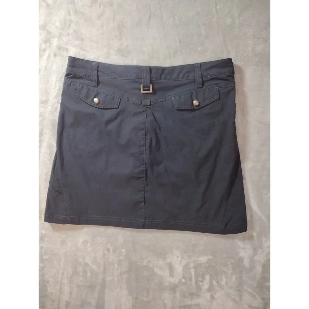 Athleta Dipper Skort Womens 8 Navy Blue Skirt Golf Tennis Preppy Athleisure